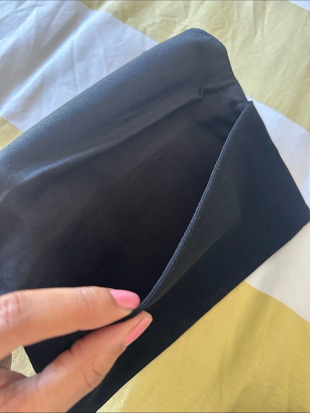Chanel felt wallet dustbag